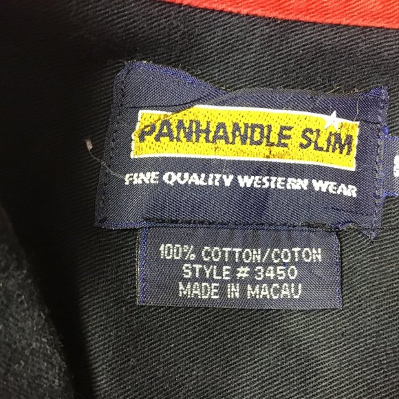 Panhandle Slim Men Stars & Stripes Shirt M - Picture 6 of 6